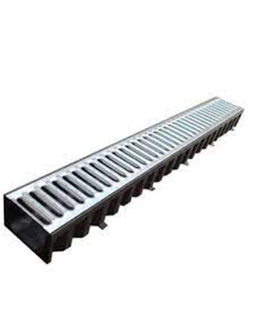modular drain channel stainless